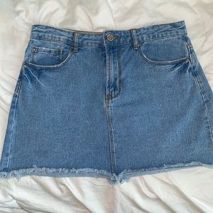Forever 21 jean skirt